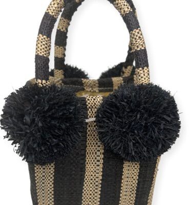 Sissy Bags Childrens Pom Pom Basket