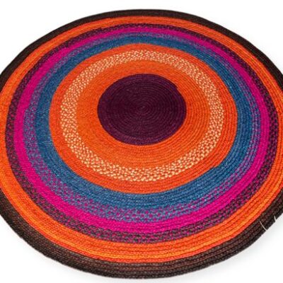Sissy Bags Raffia Round Rug - Medium
