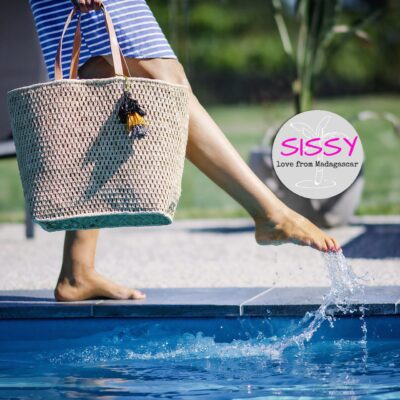 Crochet Raffia Basket - Annette