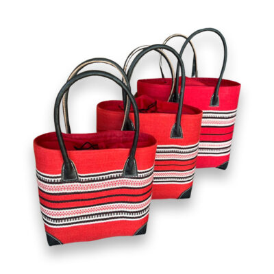 Sissy Bags Cotton Baskets - Red