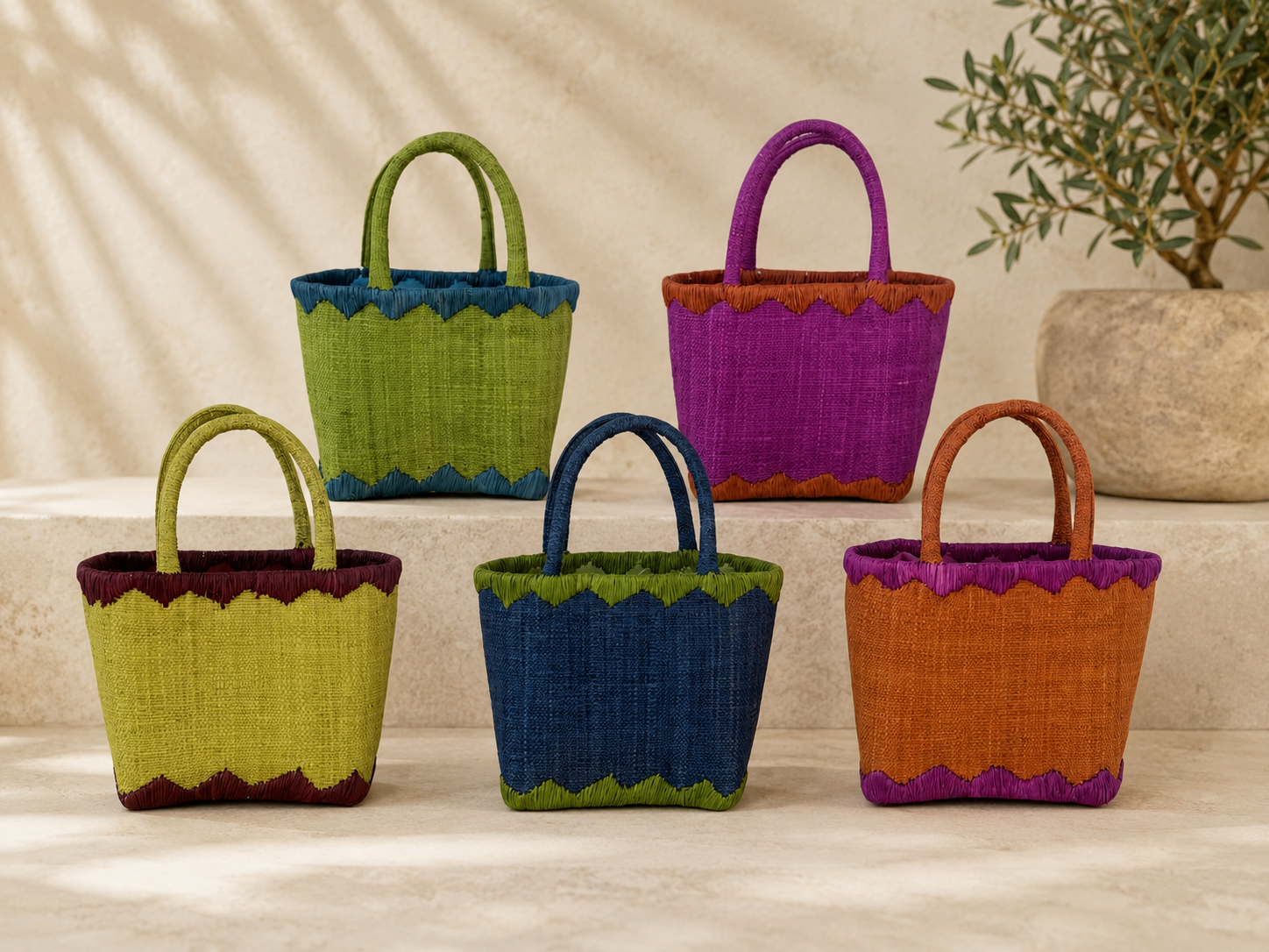 Raffia Mini Basket - Kyra