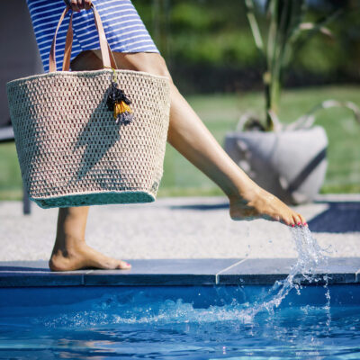 Crochet Raffia Basket - Annette