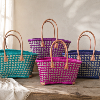 The Daisy Straw Basket