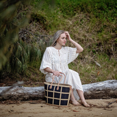 Raffia Basket - Sophie Deluxe - Medium