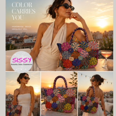 Raffia Handbag - Maisy