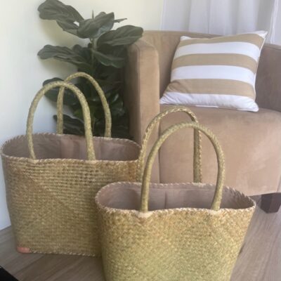 Nelly- Natural Straw Basket