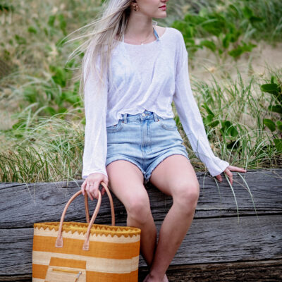 Large Raffia Basket  - Pauline