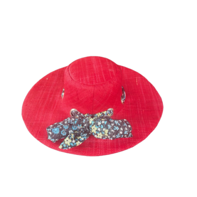 The Raffia Hat with Scarf
