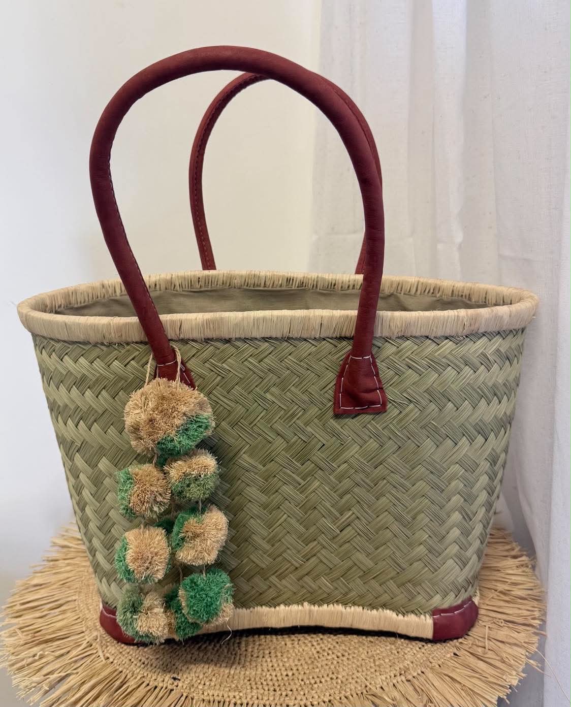 Pom Pom Raffia Tassel - Image 12