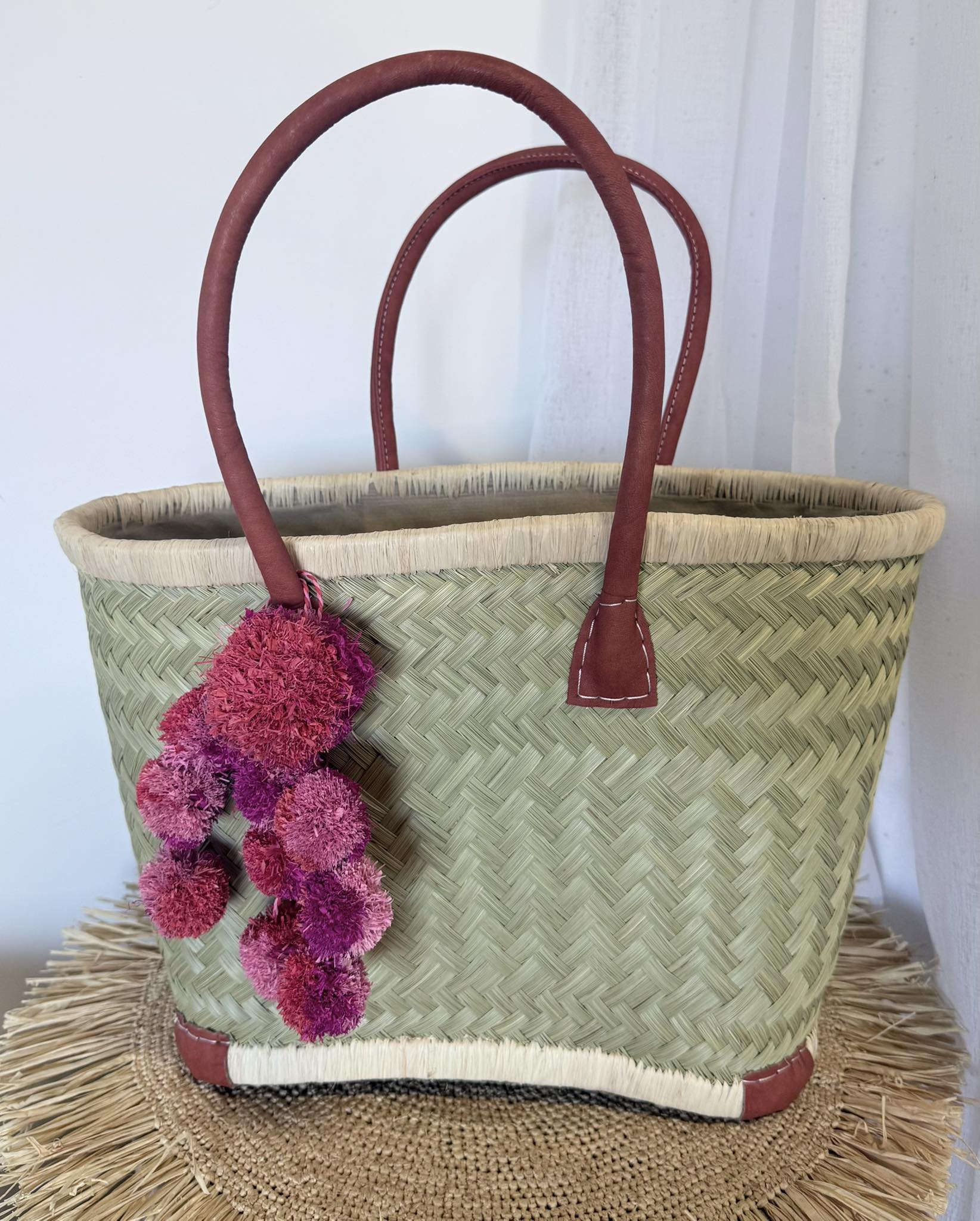 Pom Pom Raffia Tassel - Image 17