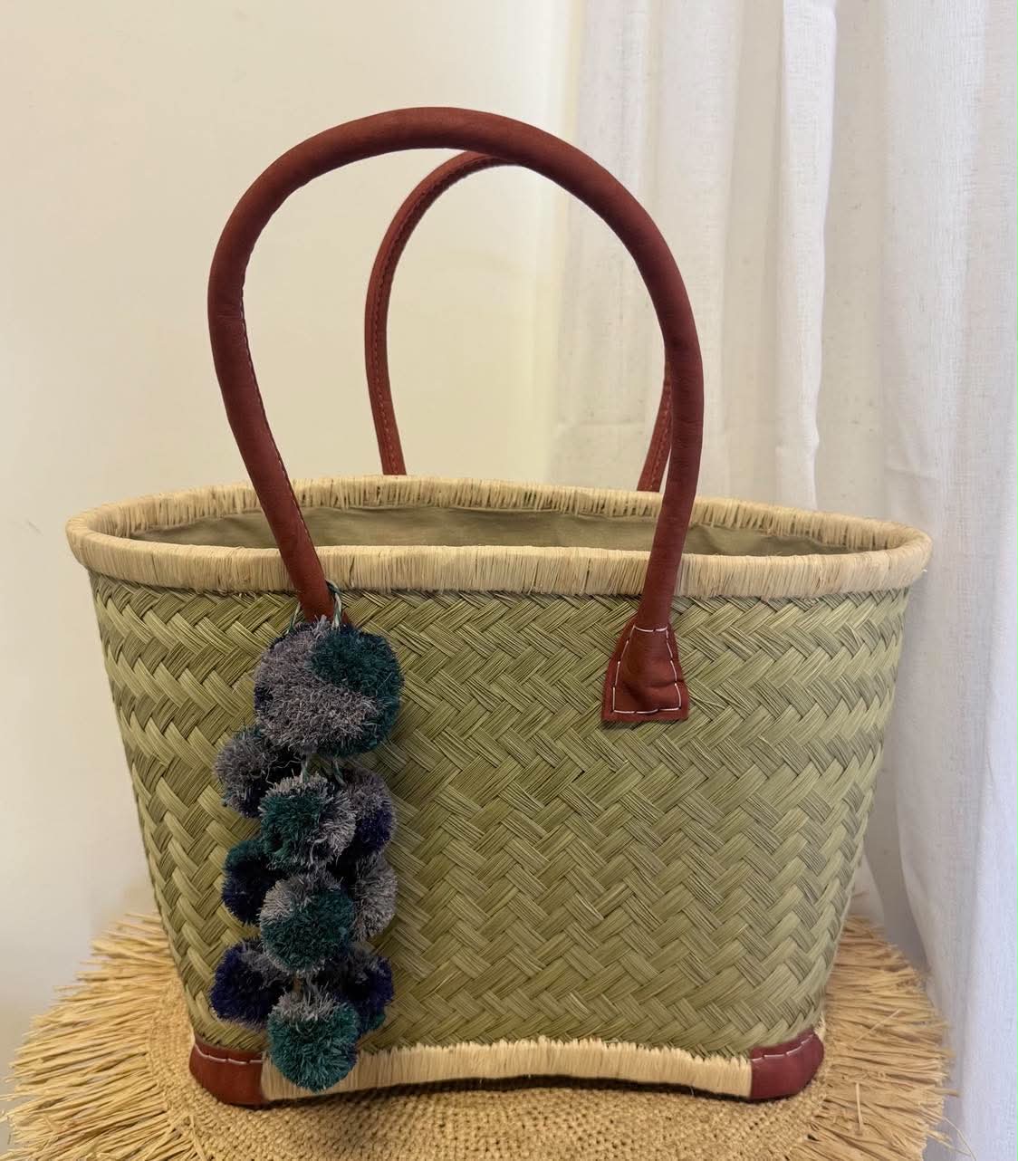 Pom Pom Raffia Tassel - Image 14