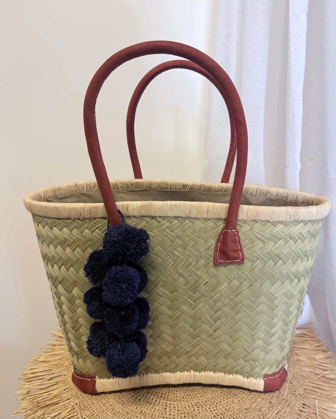 Pom Pom Raffia Tassel - Image 16