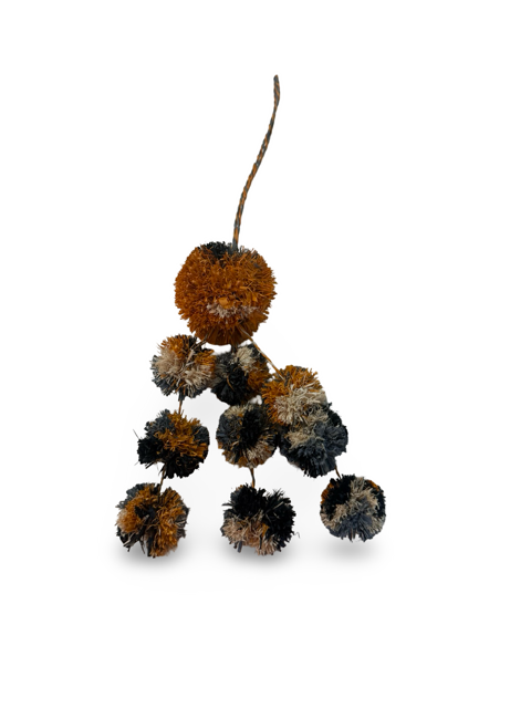 Pom Pom Raffia Tassel - Image 4
