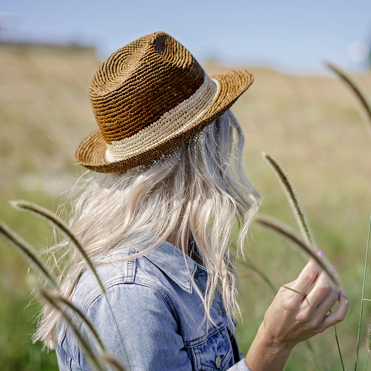 The Crochet Raffia Fedora Hat - Image 10
