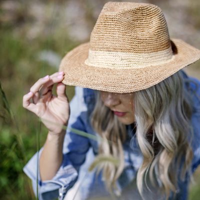 The Crochet Raffia Fedora Hat