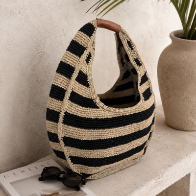 The Crochet Round Remi Bag